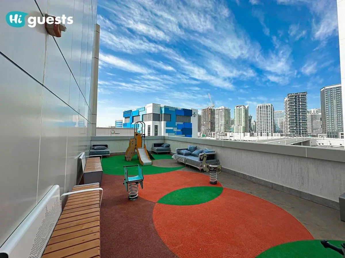 公寓 Higuests - Stylish 1Br Retreat With Modern Interiors In Dubai公寓