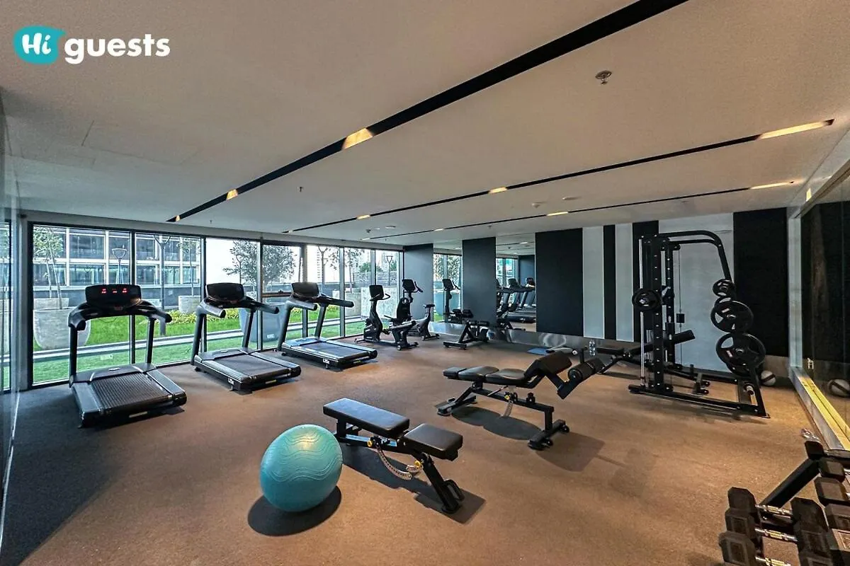 Higuests - Stylish 1Br Retreat With Modern Interiors In Dubai公寓 公寓