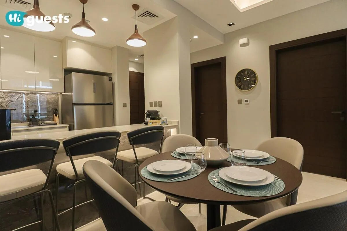 Higuests - Stylish 1Br Retreat With Modern Interiors In Dubai公寓 公寓