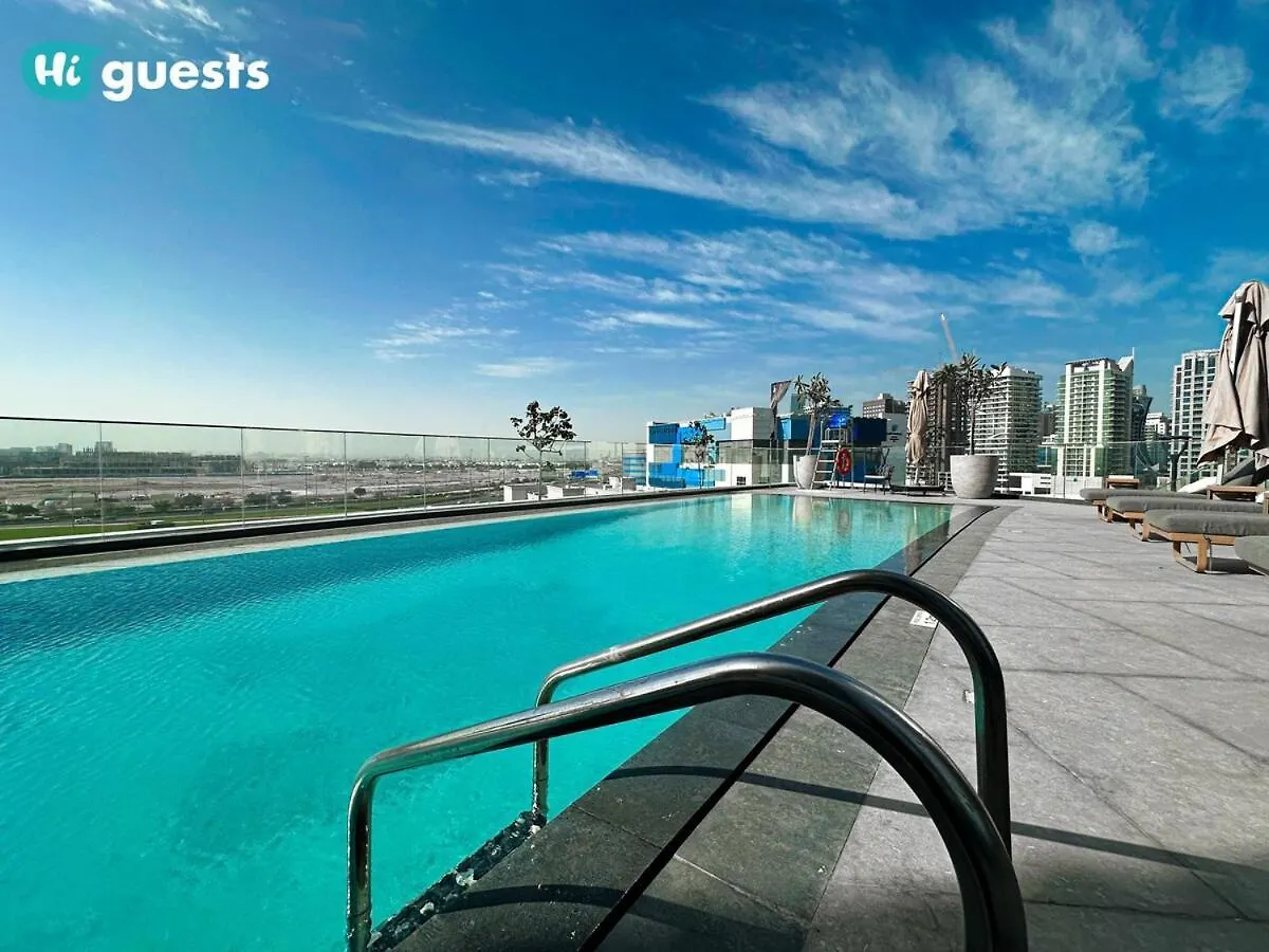 Higuests - Stylish 1Br Retreat With Modern Interiors In Dubai公寓