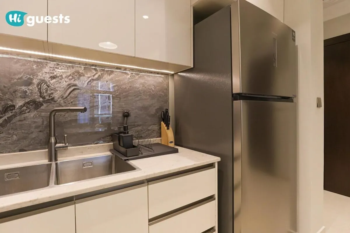 Higuests - Stylish 1Br Retreat With Modern Interiors In Dubai公寓 公寓 迪拜