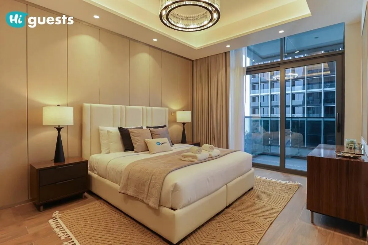 Higuests - Stylish 1Br Retreat With Modern Interiors In Dubai公寓 0*, 迪拜